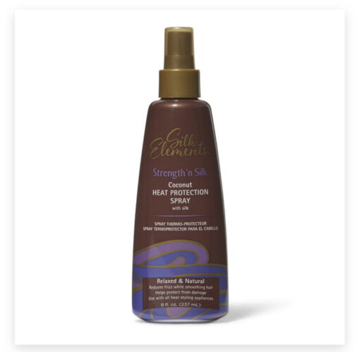 Silk Elements Coconut heat protection spray with silk 8fl oz