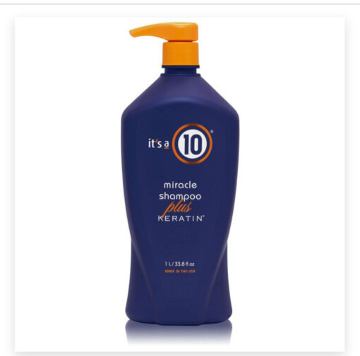 It's a 10 miracle shampoo plus keratin 10 fl oz