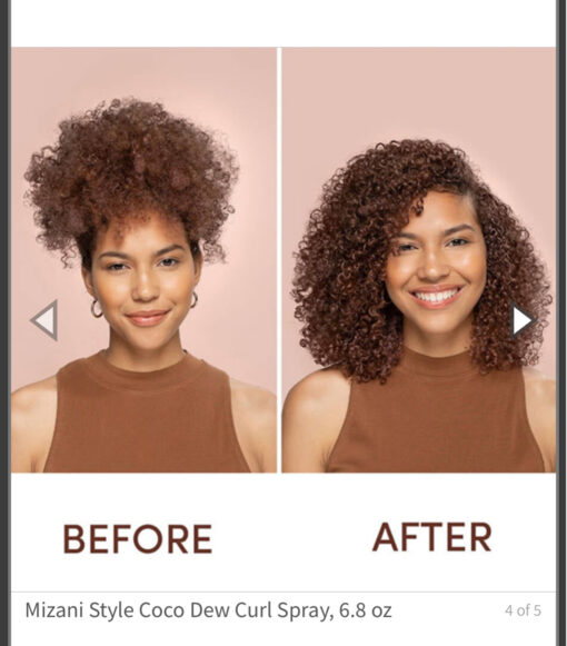 Mizani Style Shifter Society CoCo Dew Curl Spray 6.8oz - Image 4