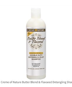 Creme Of Nature Butter Blend & Flaxseed Detangling Shampoo, 12oz