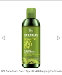 Superfoods Natural + Gentle Green apple kiwi detangling conditioner 12oz by Be Care Love