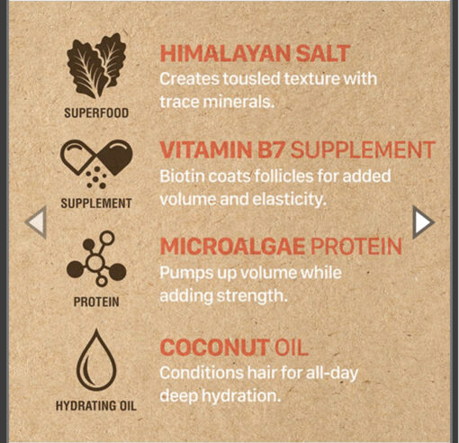 BCL Superfoods Himalayan Salt Make Waves Texture Spray 5 oz - Image 3
