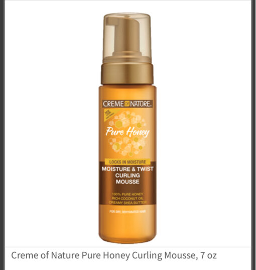 Creme of Nature Pure Honey Curling Mousse 7 oz
