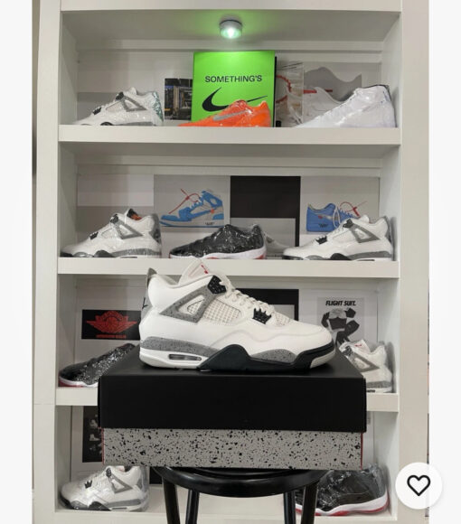Air Jordan 4 Retro OG 2025 White cement size 13