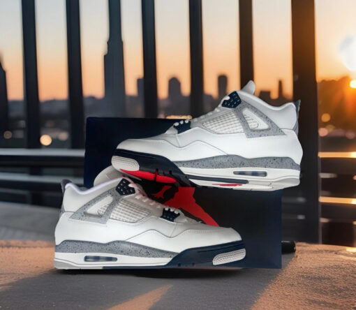 Air Jordan 4 Retro OG 2025 White cement size 13 - Image 8