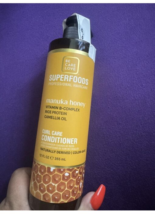 Be Care Love Superfoods Manuka Honey Curl Care Conditioner 12fl oz - Image 2